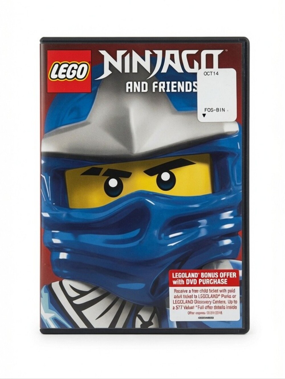 LEGO Ninjago and Friends DVD Masters of Spinjitzu Animated Kids Movie New Sealed